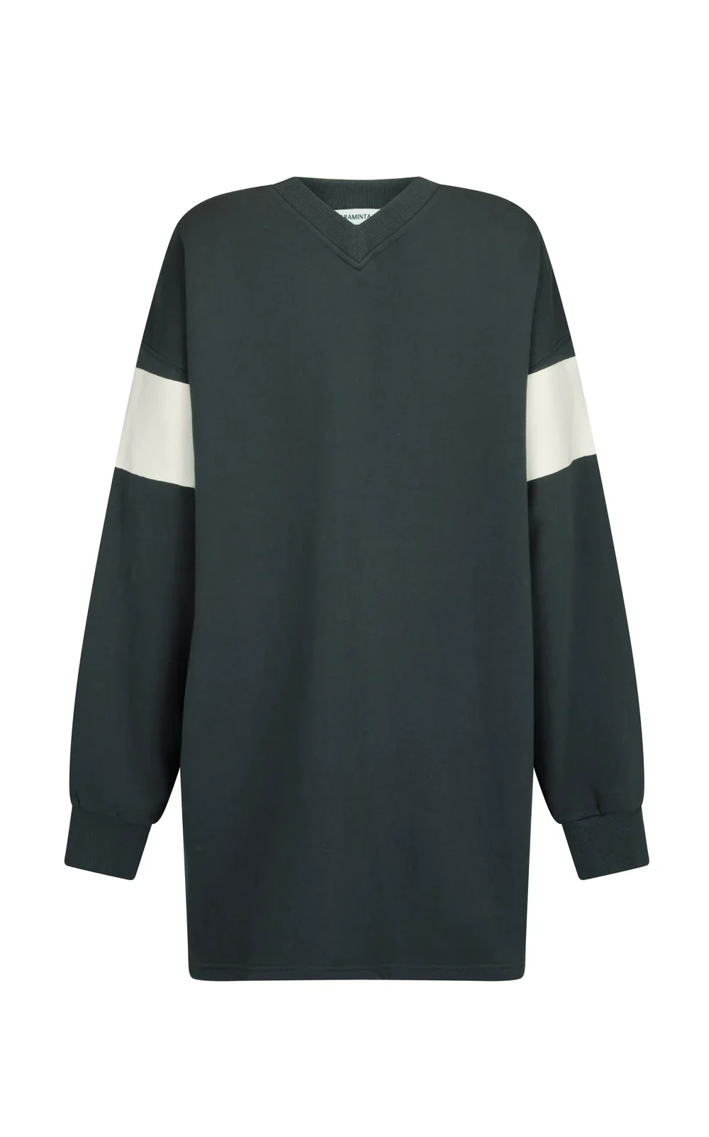 94 V-Neck Sweater Dress - Noir | Araminta James - Image 4
