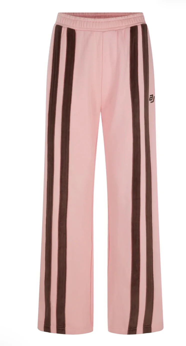 AJ Logo Stripe Trackpant Rose Quartz | Araminta James - Image 7