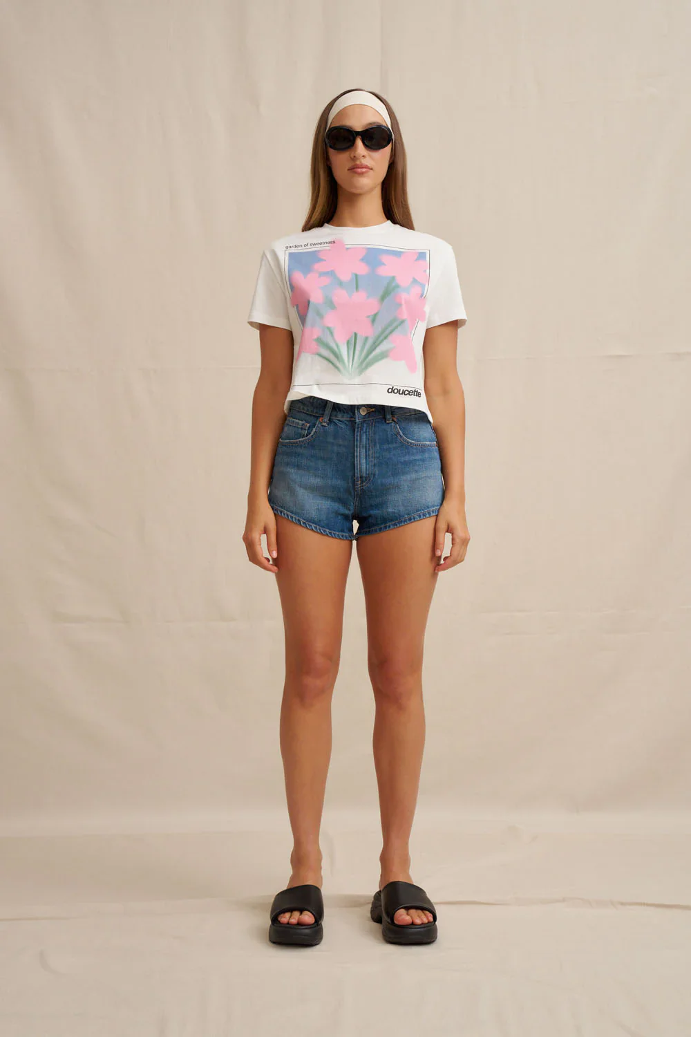 Bouquet of Blooms Baby Tee | Doucette - Image 2
