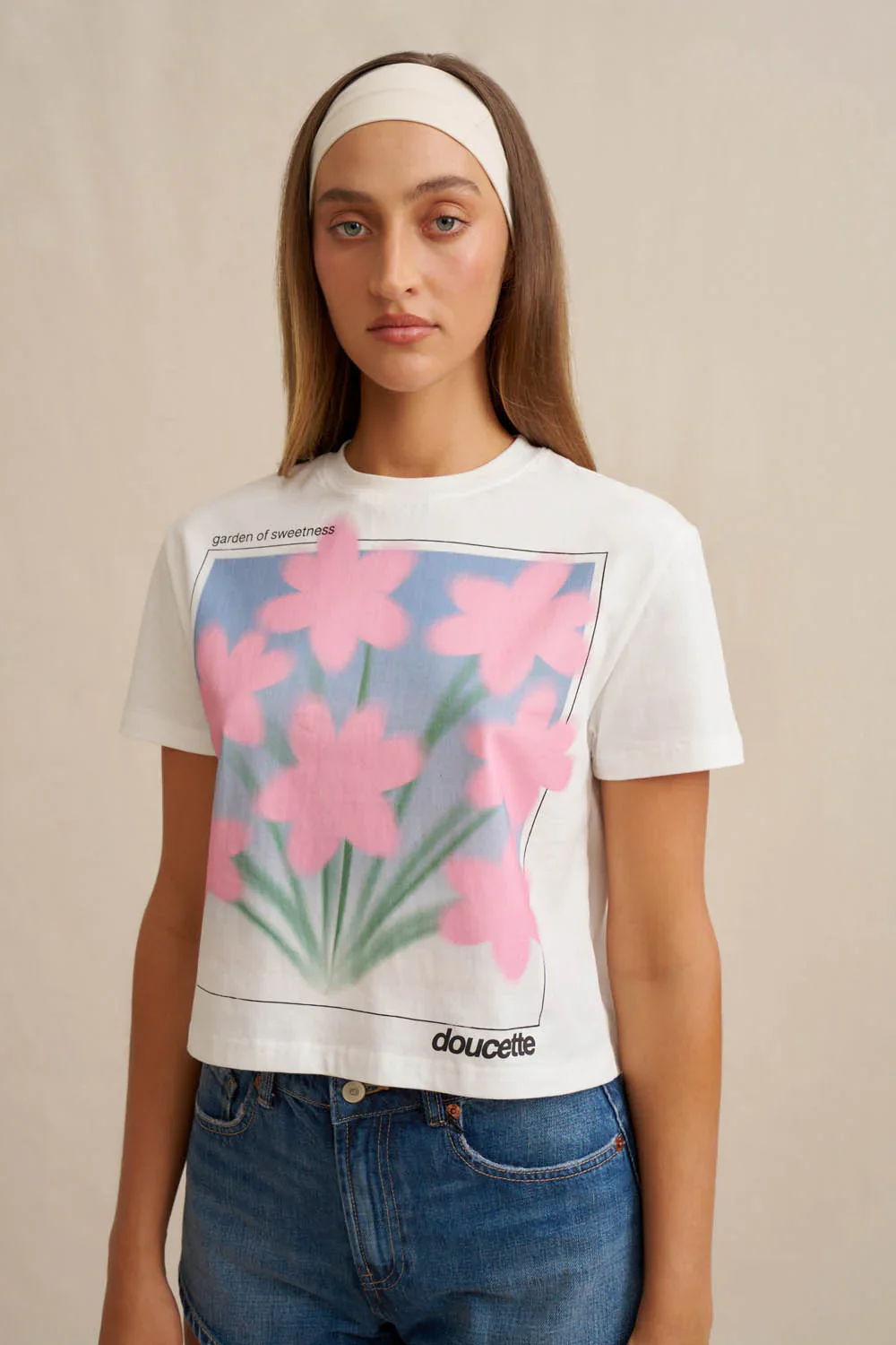 Bouquet of Blooms Baby Tee | Doucette - Image 3