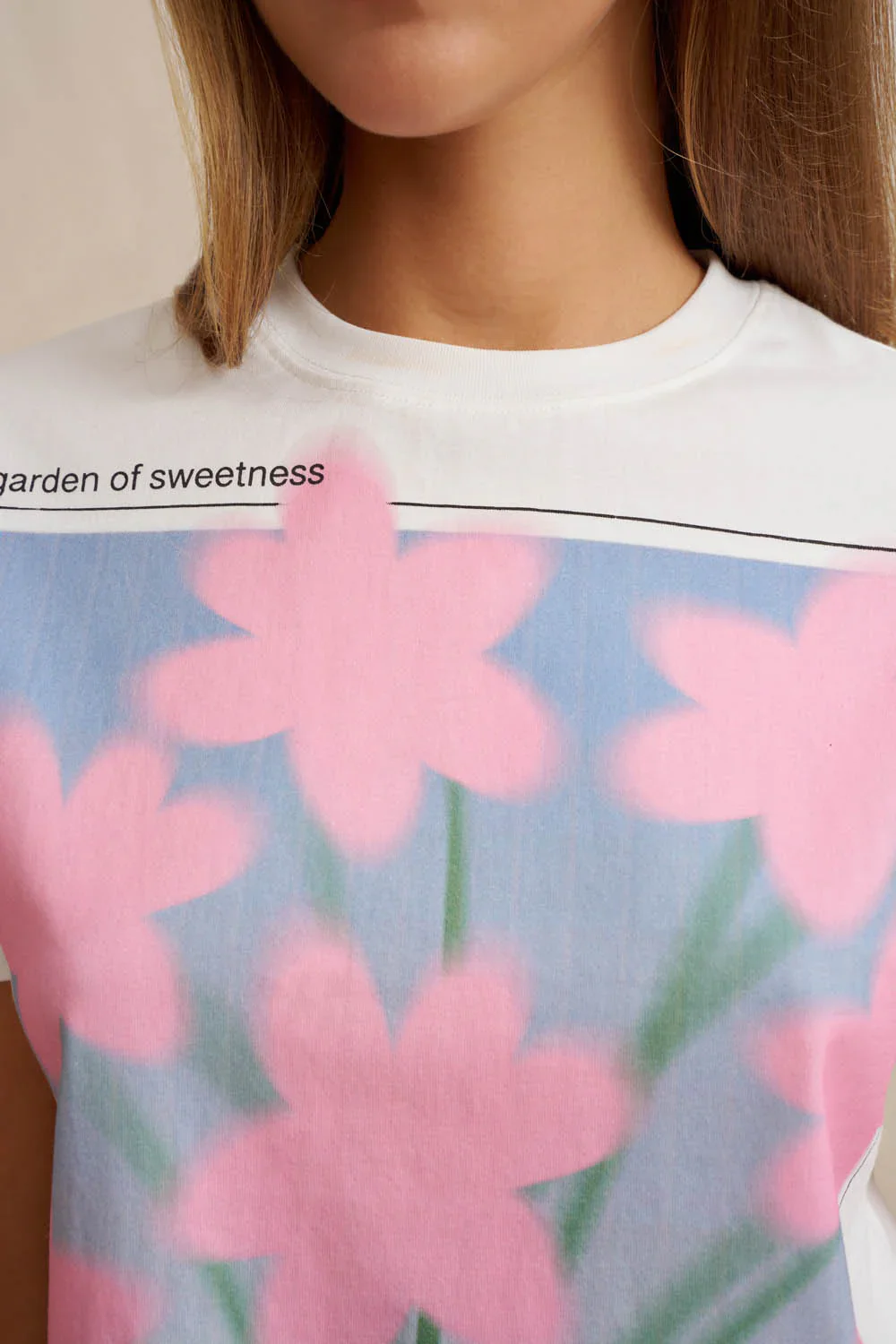Bouquet of Blooms Baby Tee | Doucette - Image 4