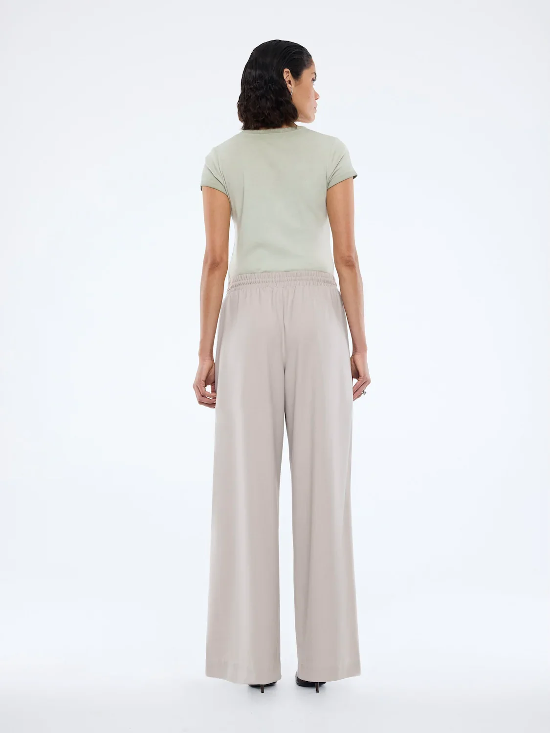 Bowie Wide Leg Pant - Sand| Ena Pelly - Image 5