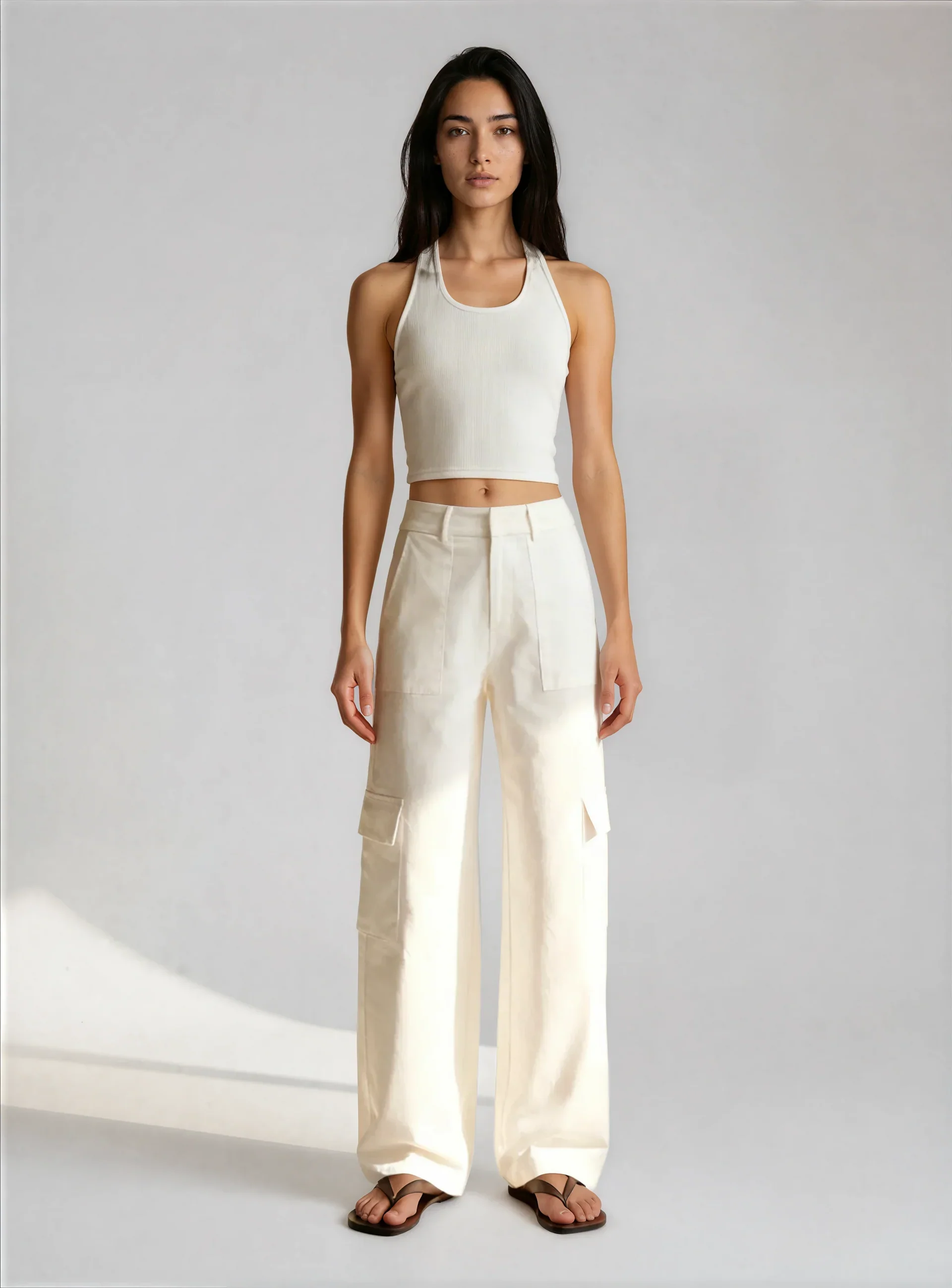 Celine Cargo Pants White | Juan & Me - Image 5