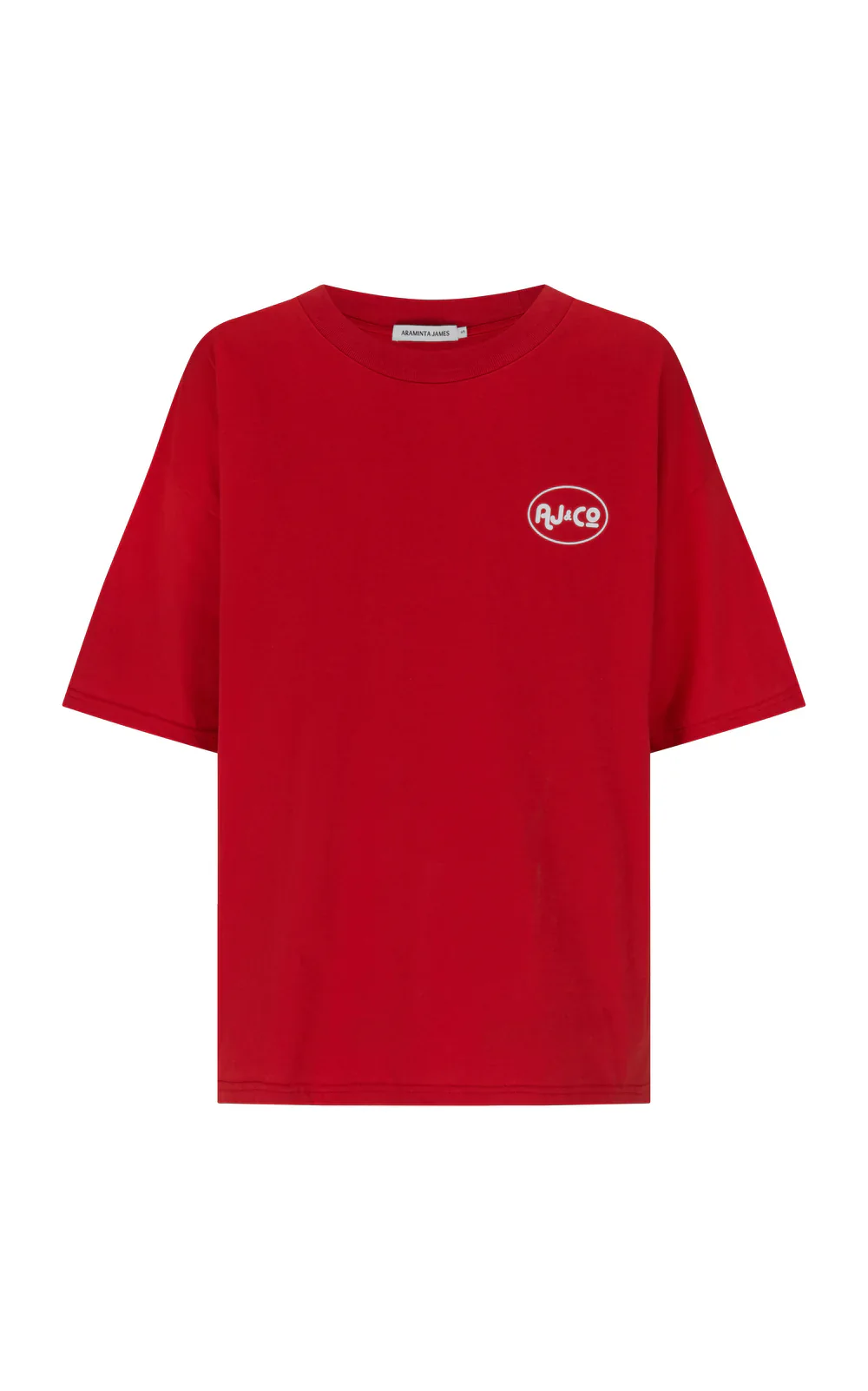 Chillin Oversized Tee Poppy Red | Araminta James - Image 9