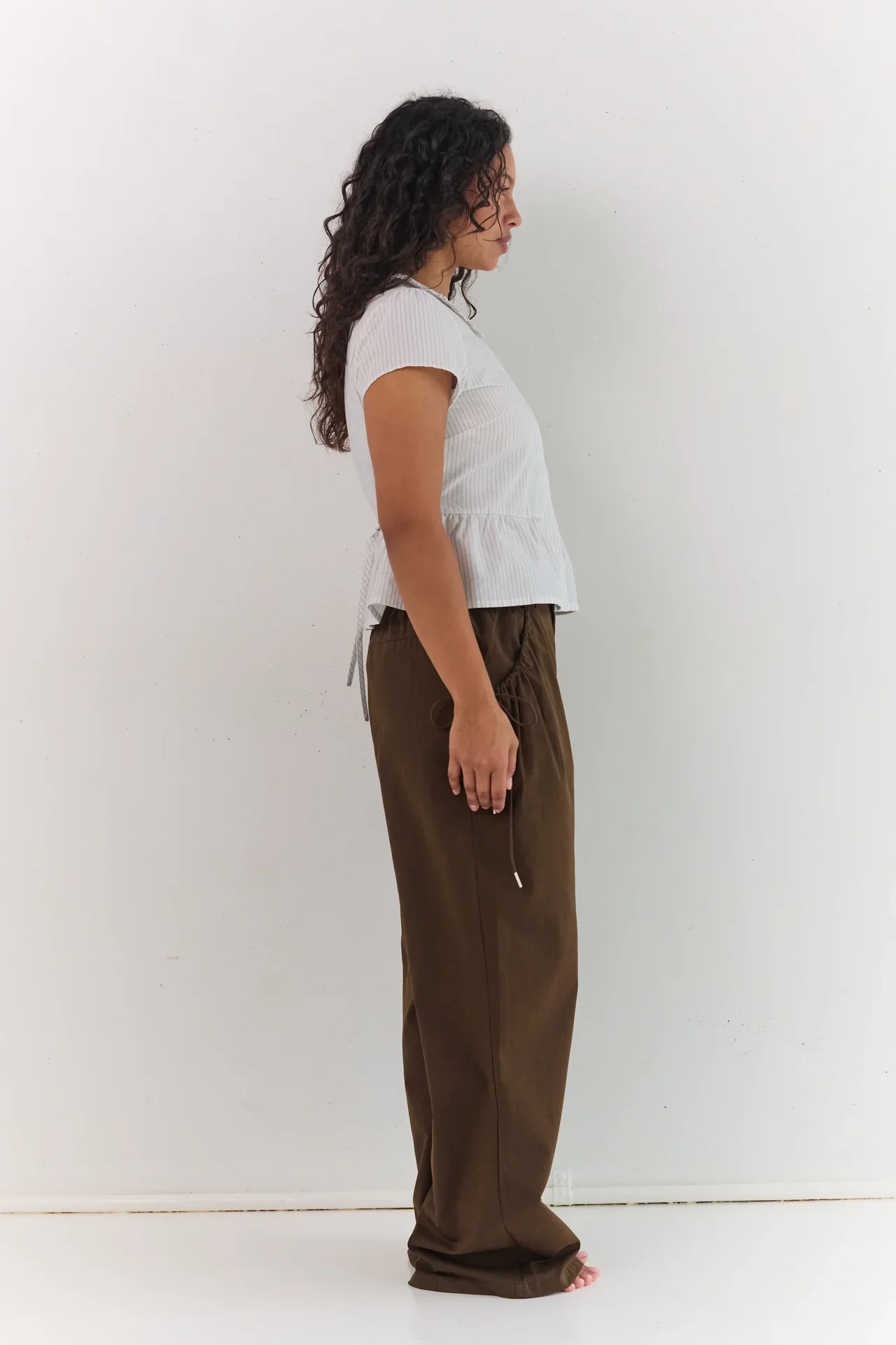 Emilie Blouse - Pinstripe | Juni - Image 5
