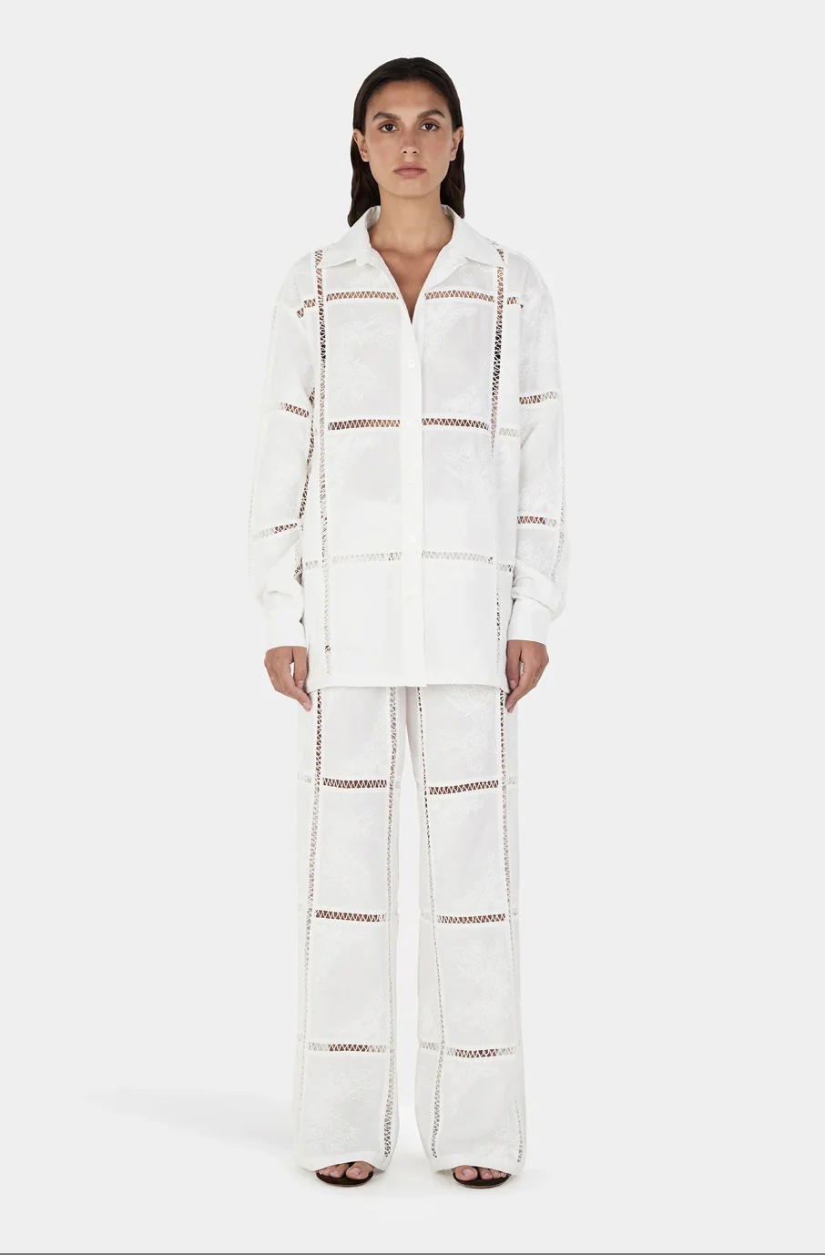 Esther Pant Embroidered Crochet| Hansen & Gretel - Image 5