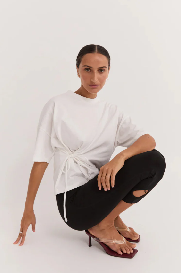Front Tie T-Shirt | Pinky & Kamal - Image 3