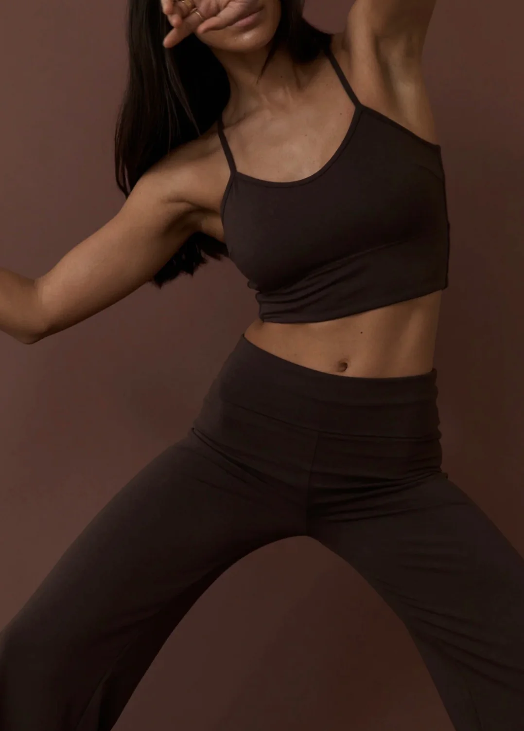 Full Length Yin Flare Dark Brown| Pinky & Kamal - Image 5
