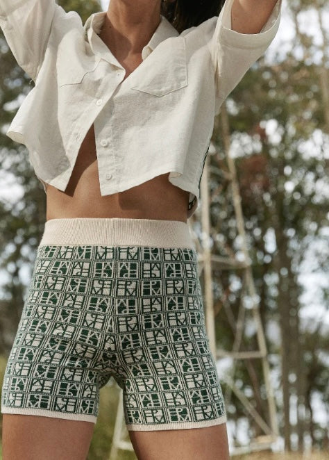 Iconic Yardage Shorts - Green | Juan & Me - Image 4