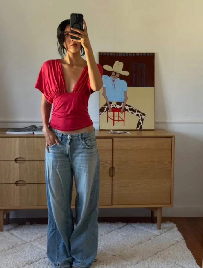 Isabela Red Top | Susmie’s - Image 3
