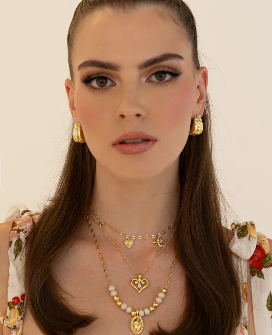 Jones Earrings Gold | Mountain & Moon - Image 4