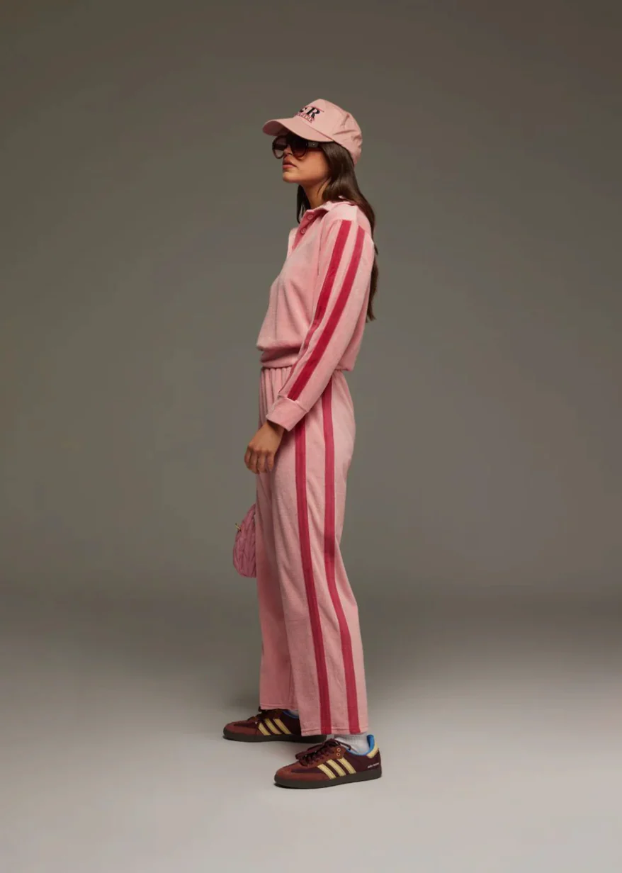 Mara Velour Pant Blush | Araminta James - Image 3