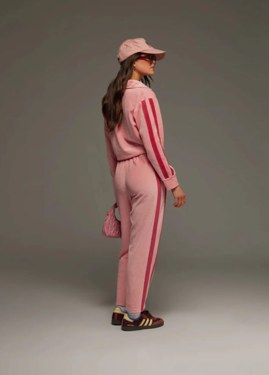 Mara Velour Pant Blush | Araminta James - Image 5