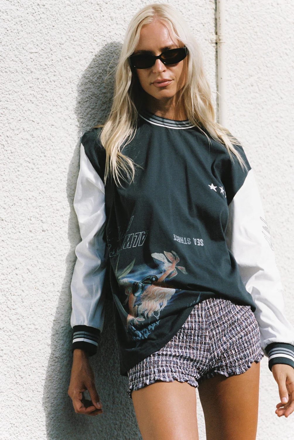 Metallic Diver Long Sleeve Tee  - Sea Street - Image 3
