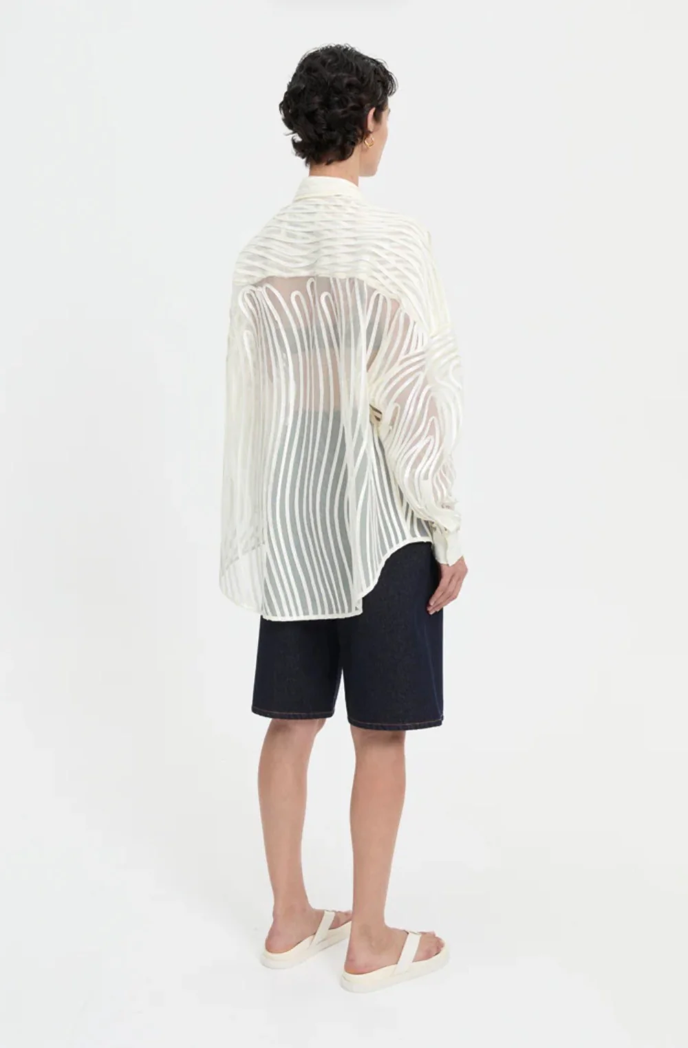 Micah Shirt Cream | Blanca - Image 4