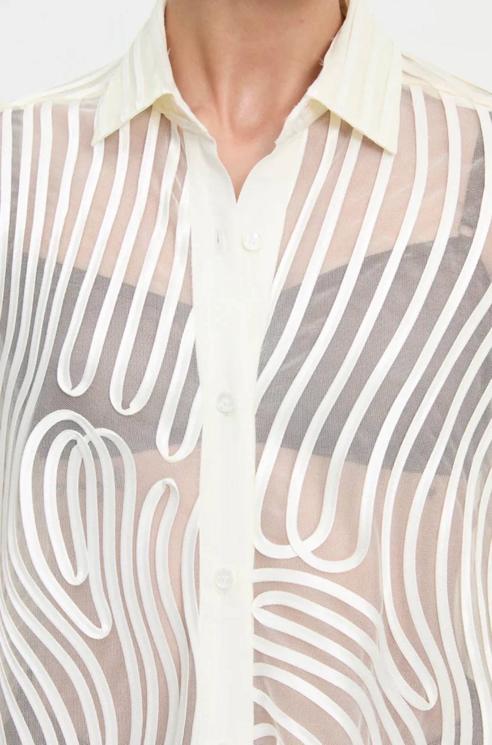Micah Shirt Cream | Blanca - Image 6