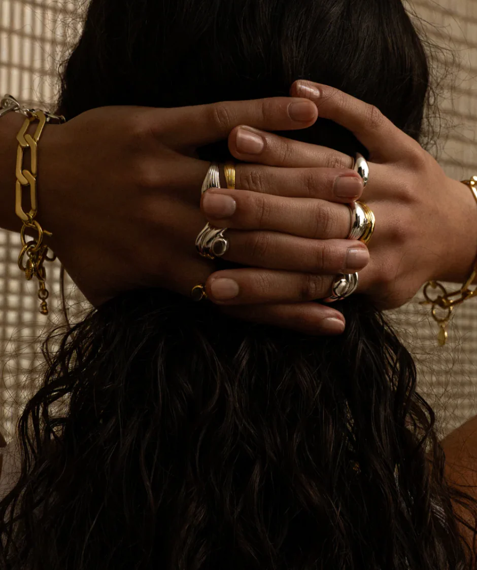 Mila Ring Silver | Mountain & Moon - Image 6
