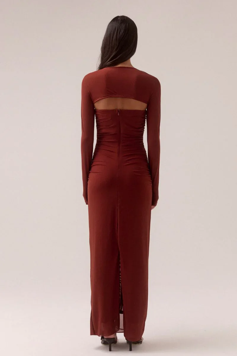 Myriad Bolero Dress - Cinnamon | Sovere - Image 3