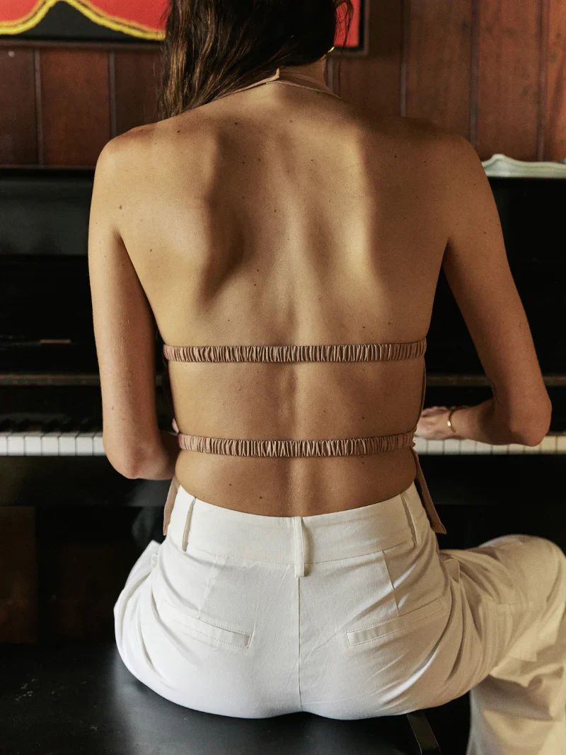 Nacida Halter Top - Sol Tan - Image 4