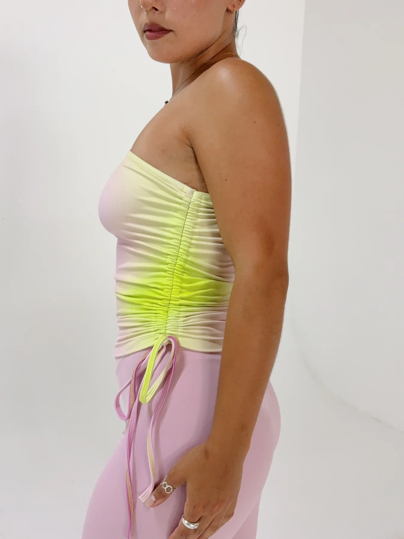 One Shoulder Top - Lemon Pop | Eeyo - Image 2