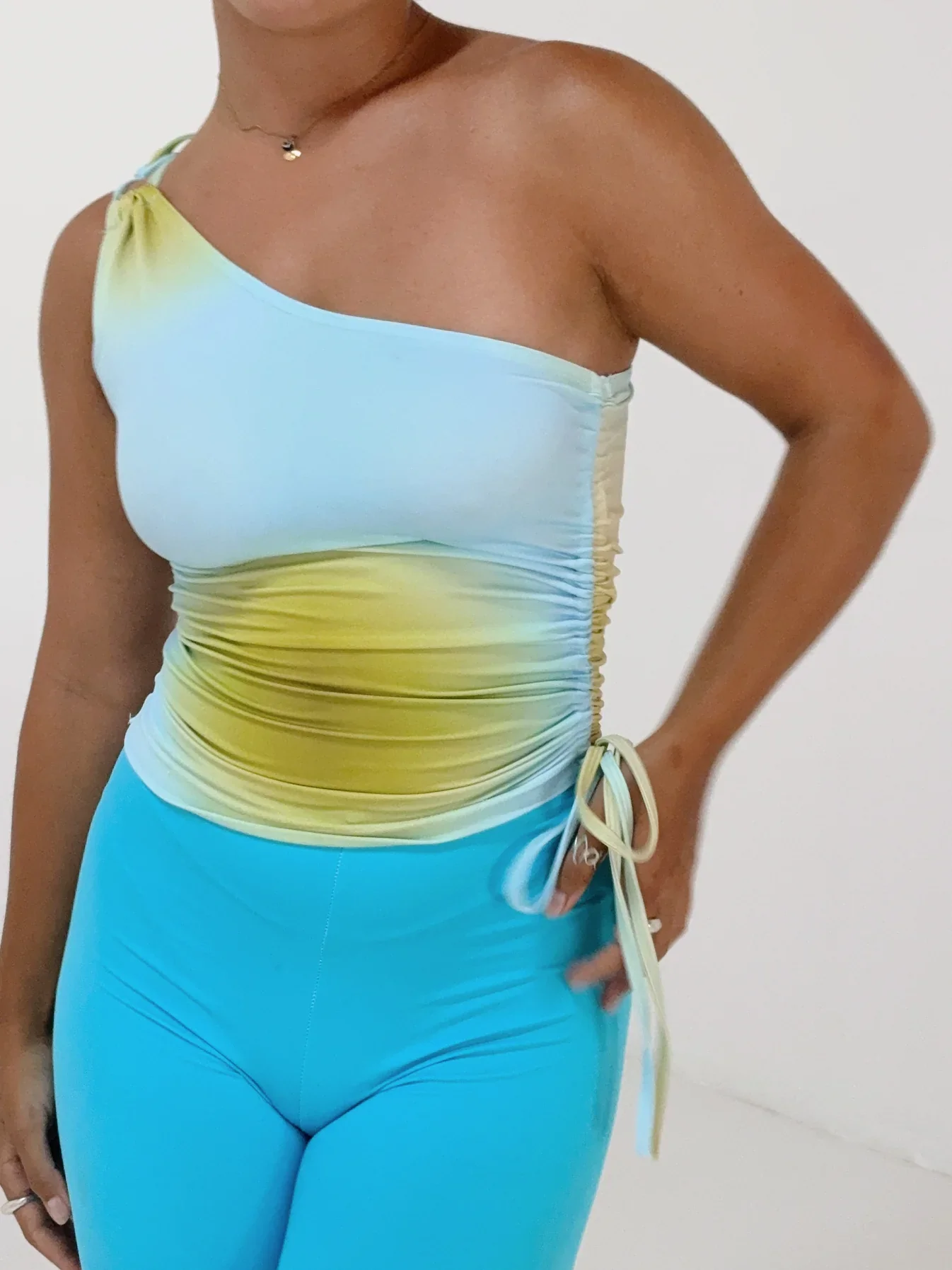 One Shoulder Top - Sunbeam | Eeyo - Image 4