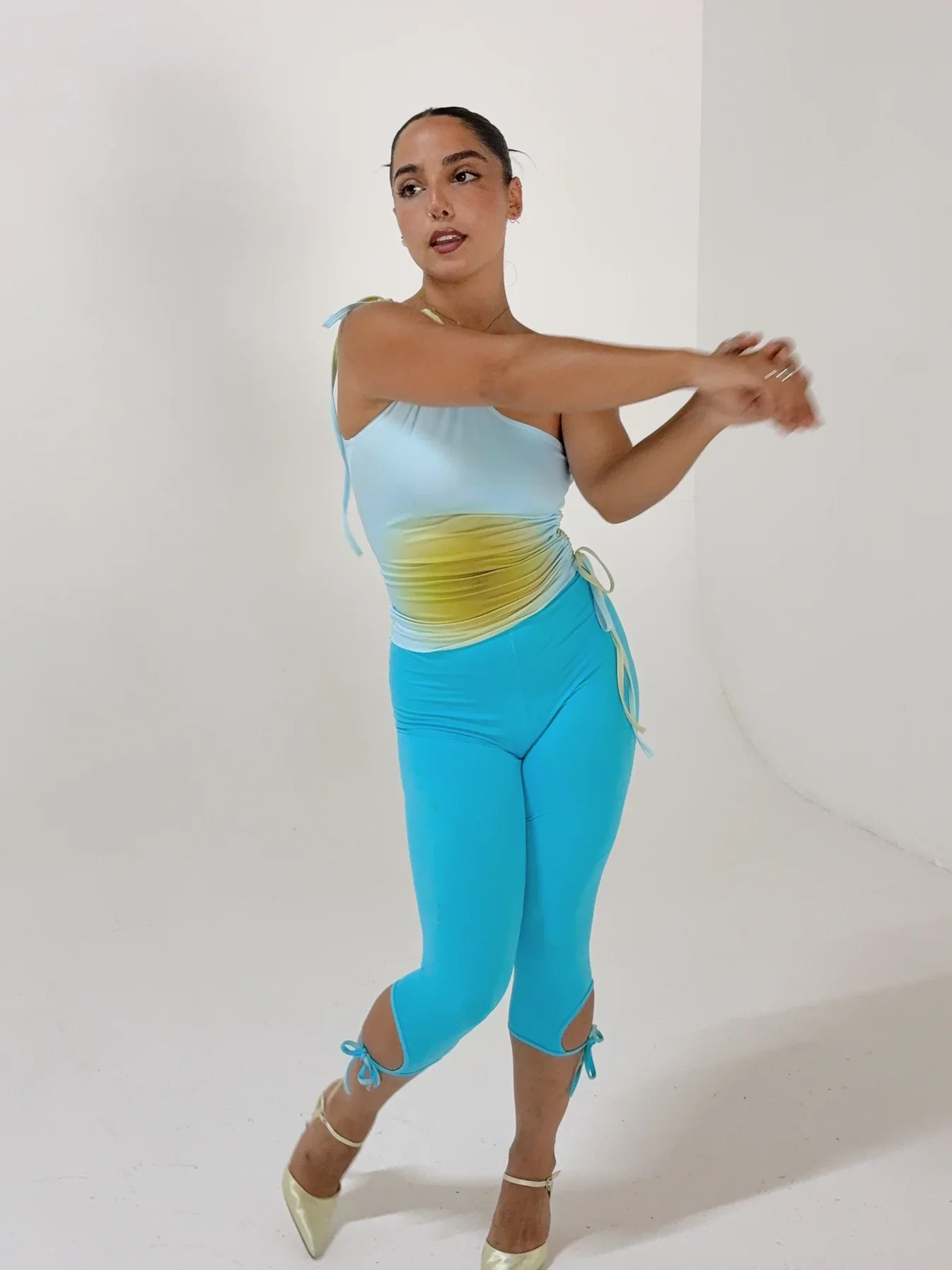 One Shoulder Top - Sunbeam | Eeyo - Image 7