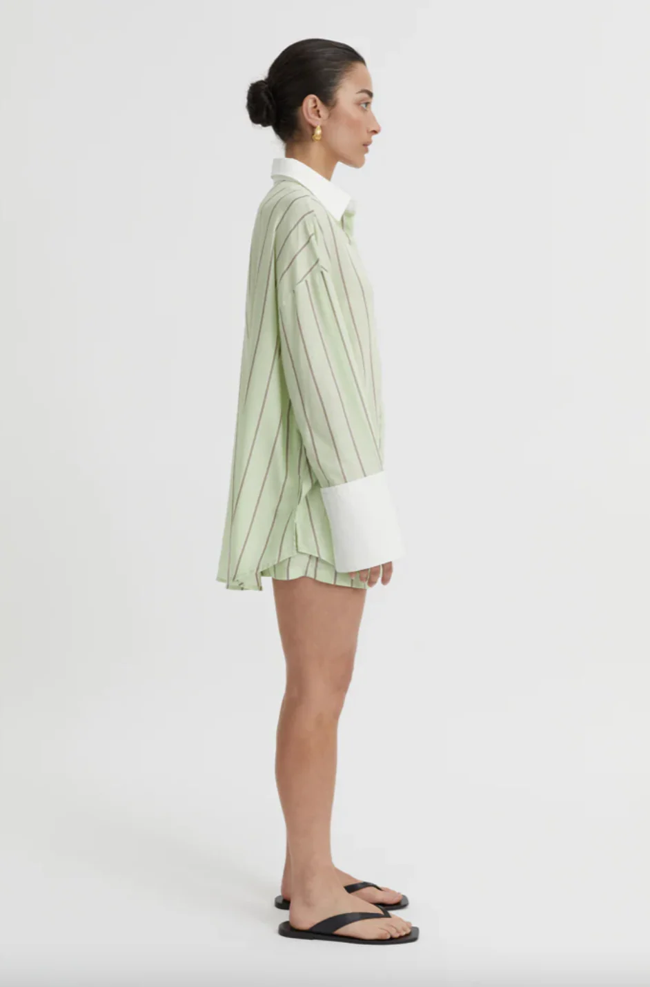 Opal Shirt Pistachio | Blanca - Image 3