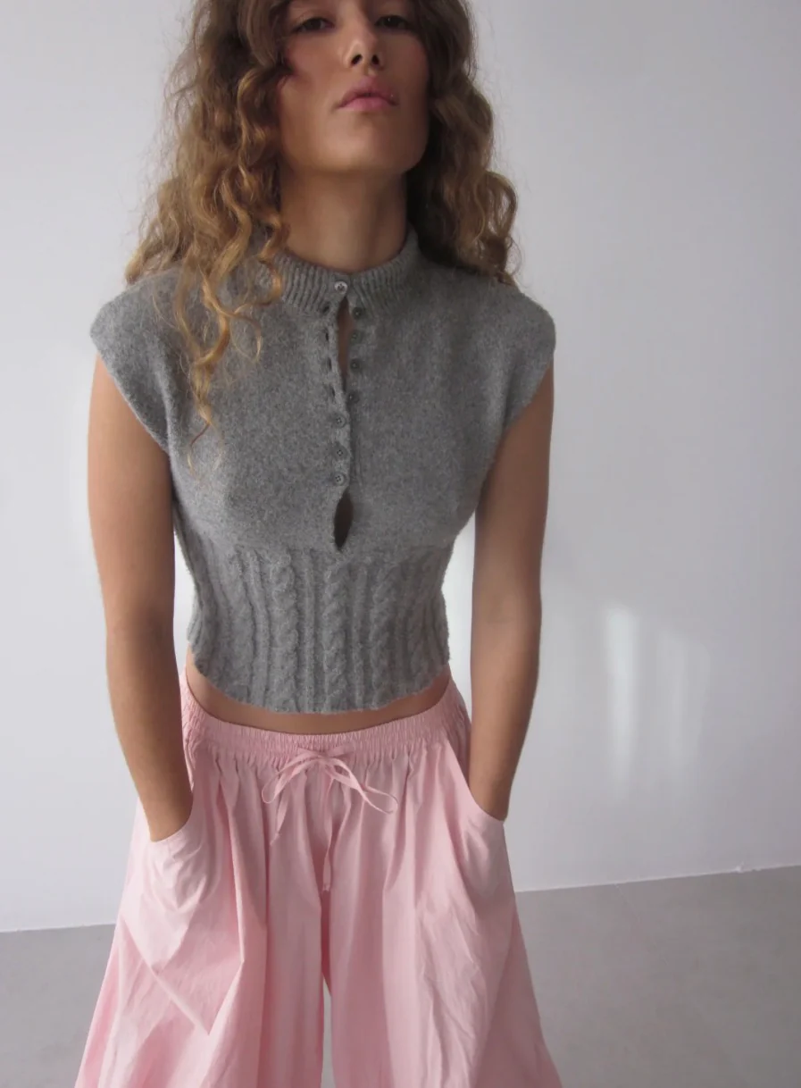 Orchid Grey Top | Susmie’s - Image 3