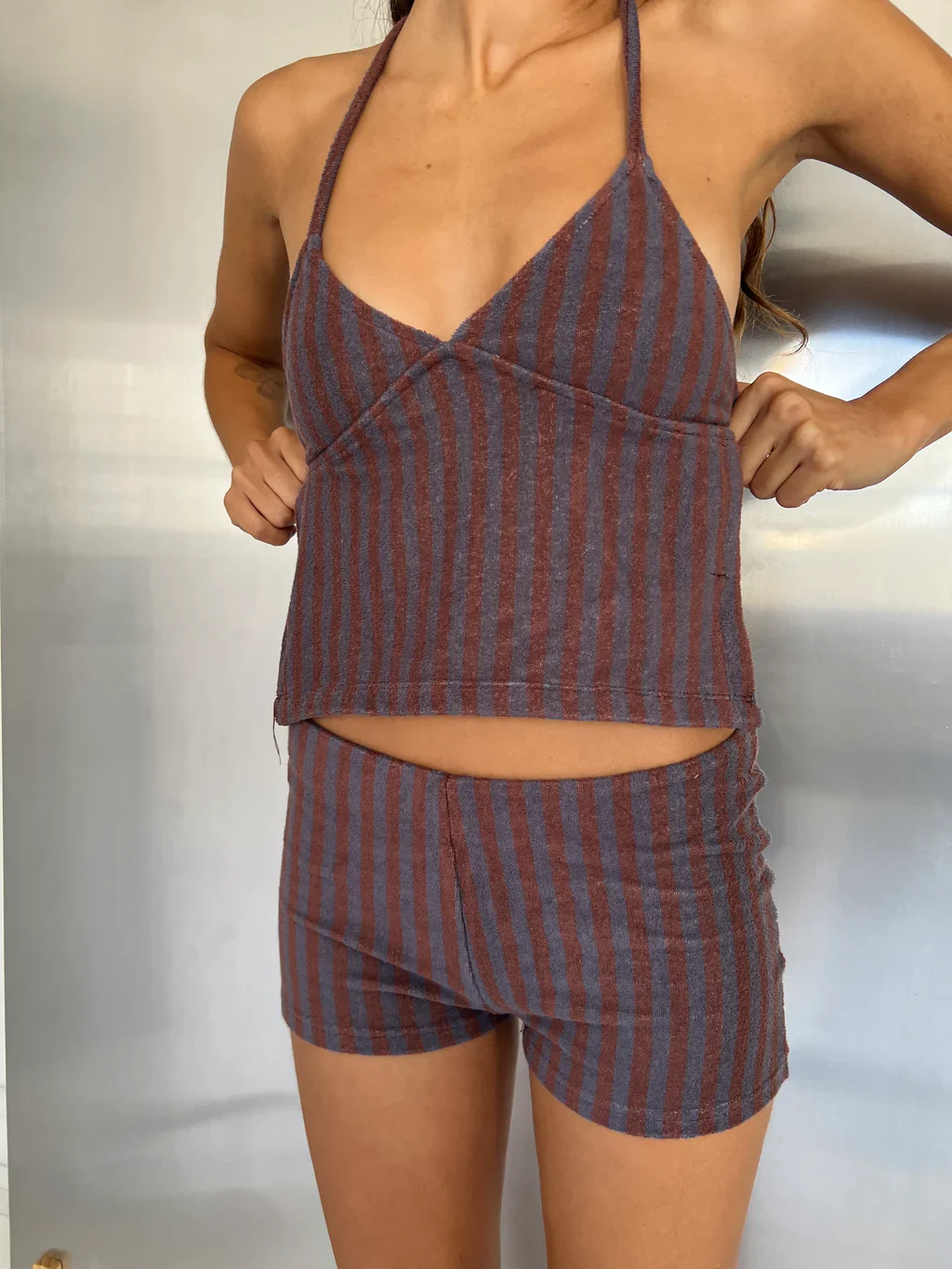 Peggy Backless Top - Steel Stripe | Highrack Studios - Image 4