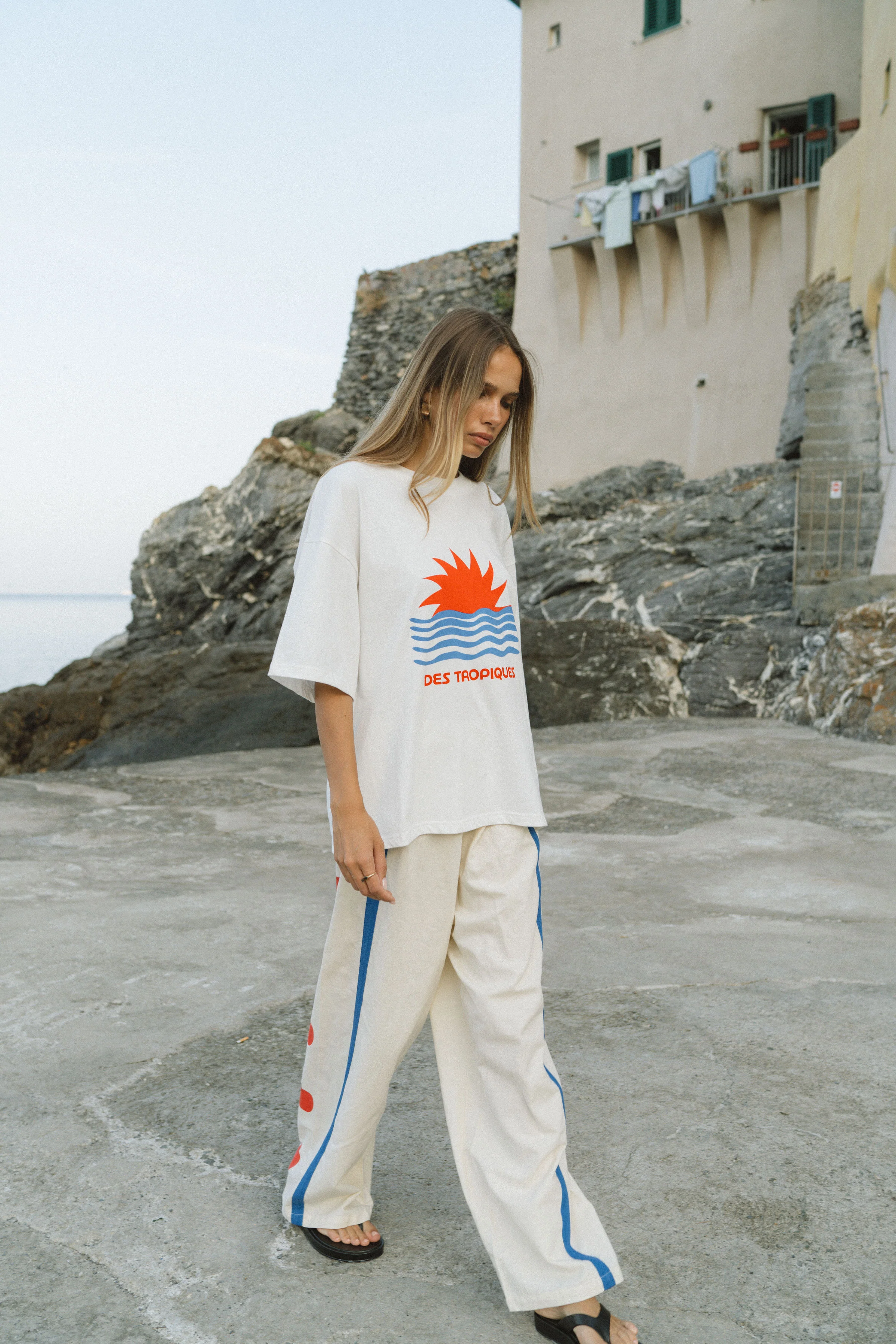 Rico Linen Pants - Natural | Araminta James - Image 3
