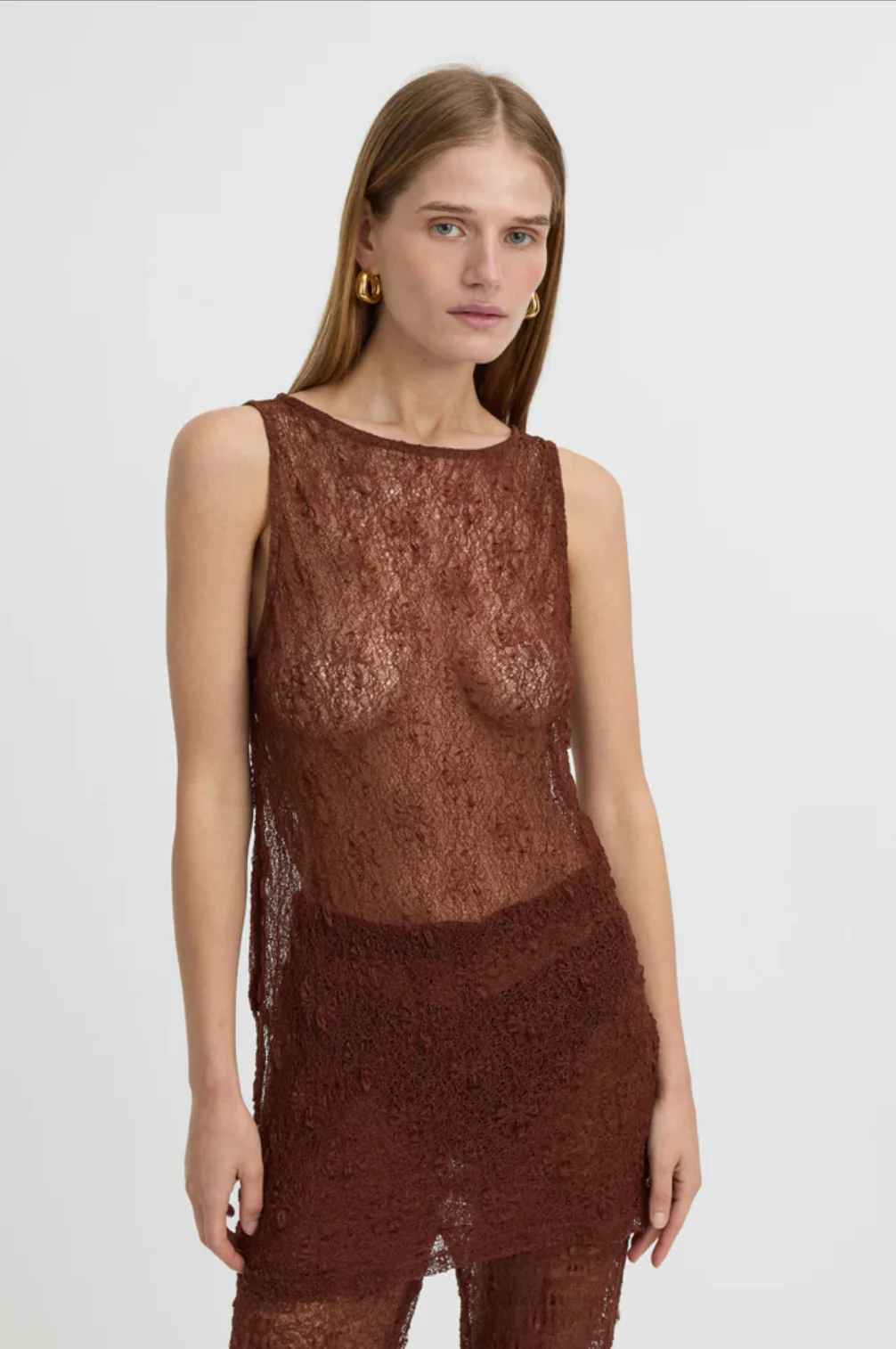 Riven Tank Brown | Blanca - Image 4