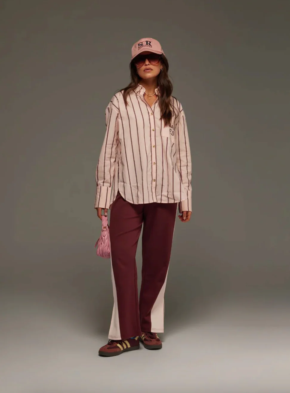 Saint Germain Knit Pant Red Wine | Araminta James - Image 3