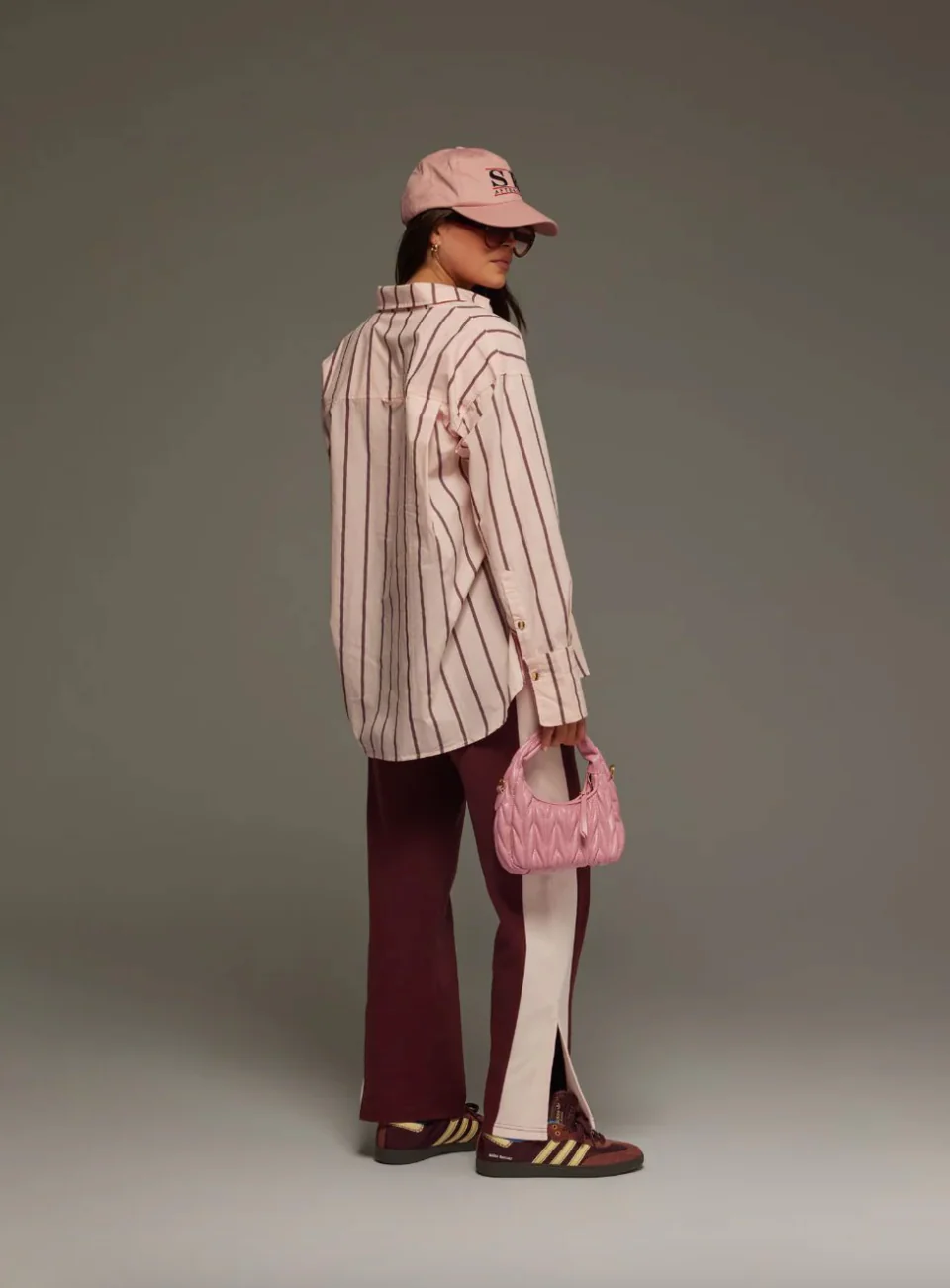 Saint Germain Knit Pant Red Wine | Araminta James - Image 5