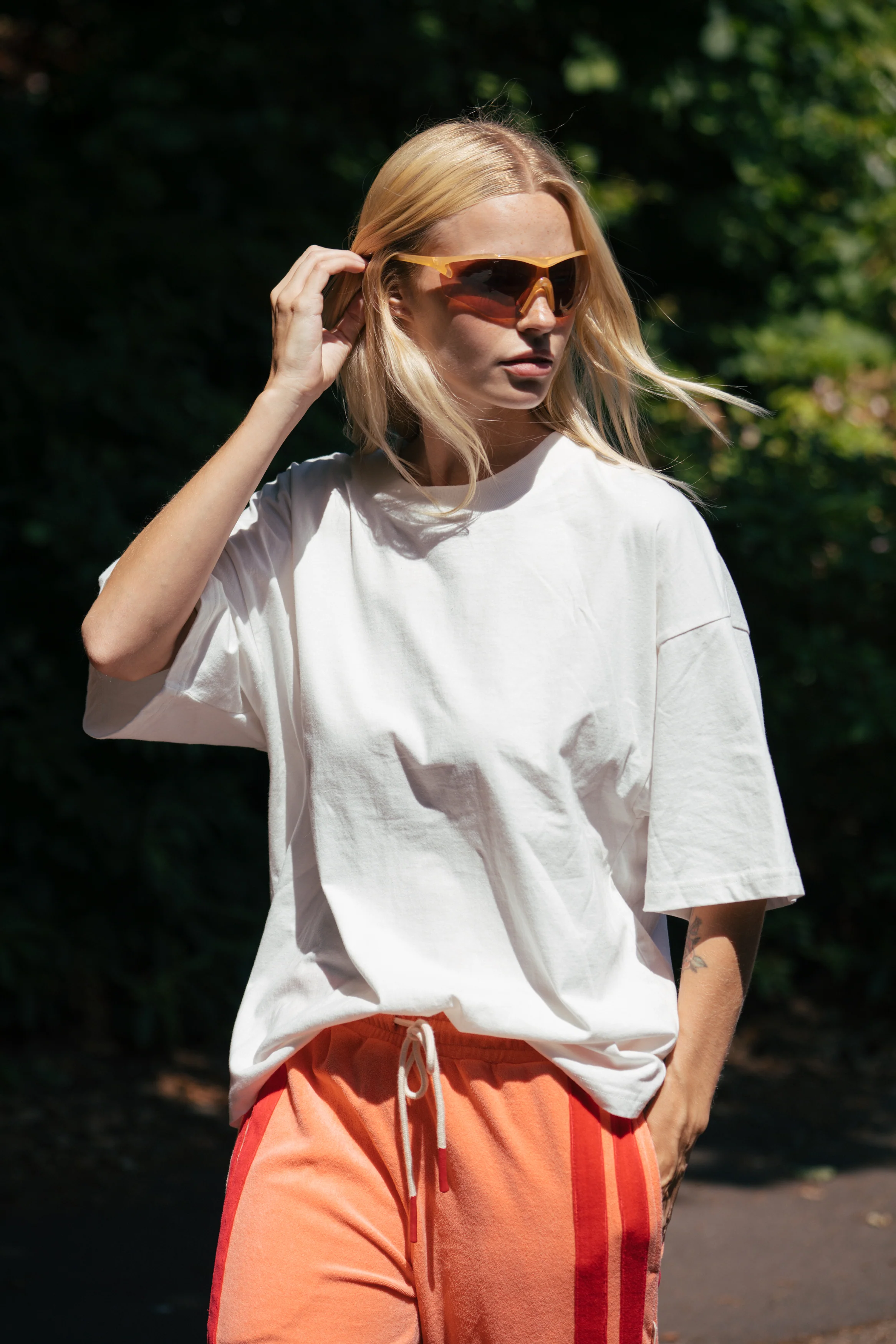 Santorini Oversized Tee - Warm White | Araminta James - Image 6