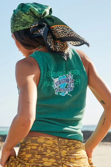 Smooth Sailing Tank - Green | Sabbi - Image 2