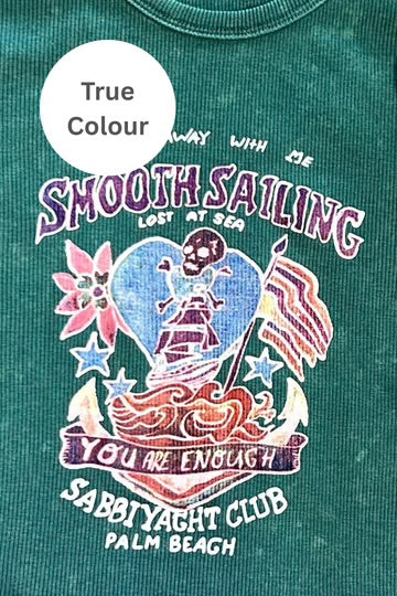 Smooth Sailing Tank - Green | Sabbi - Image 4