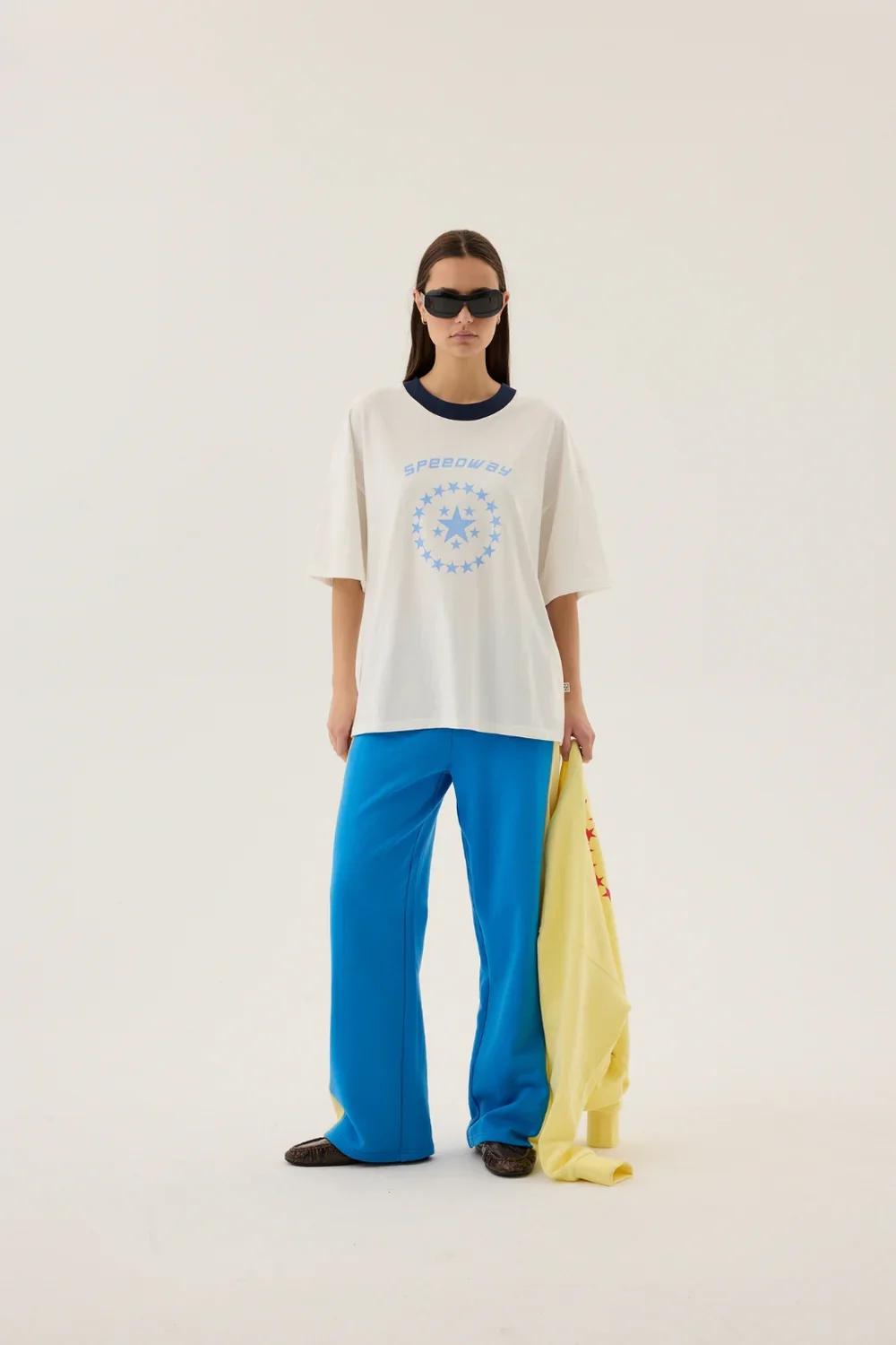 Speedway Oversized Tee Snow | Araminta James - Image 3