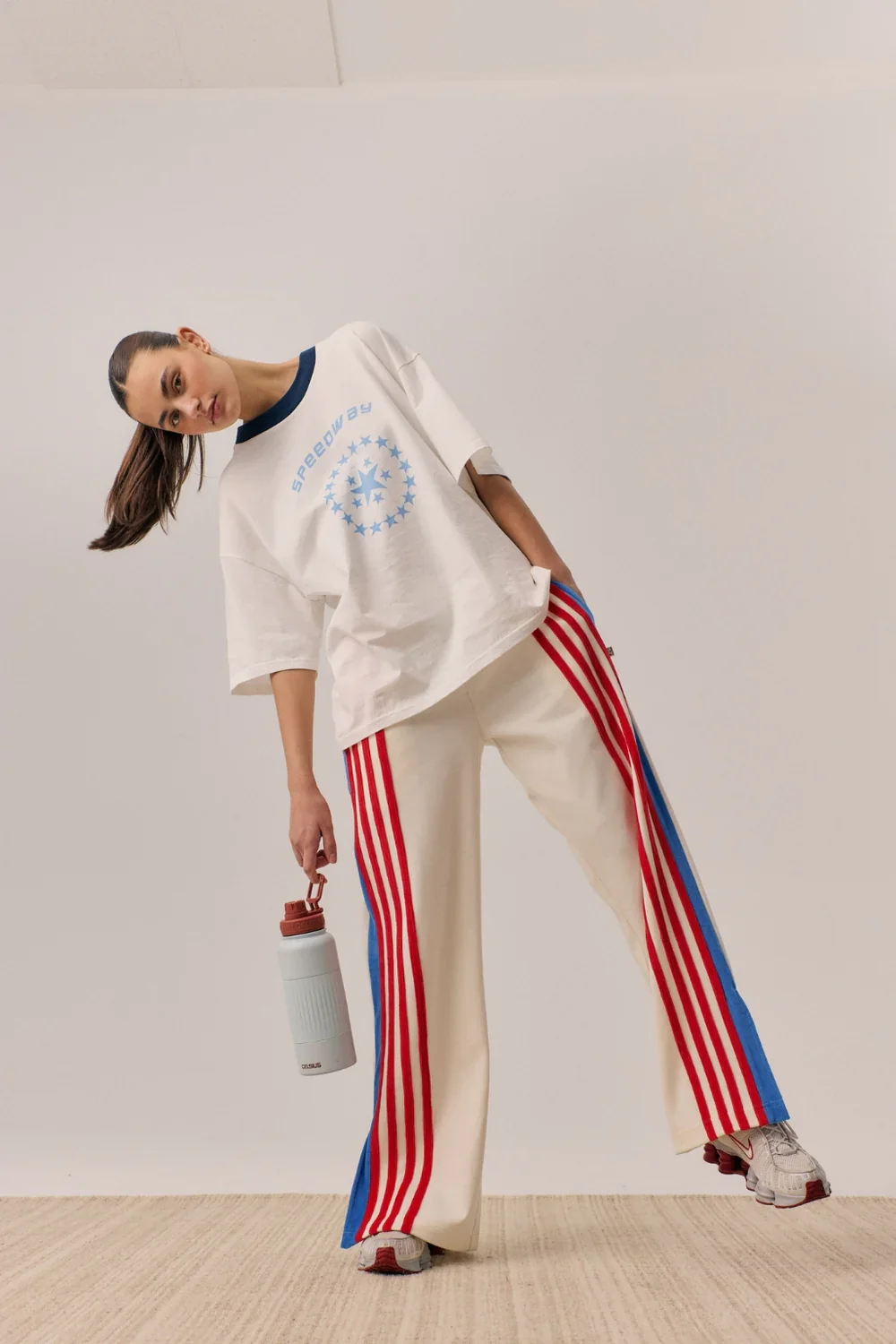 Speedway Oversized Tee Snow | Araminta James - Image 6
