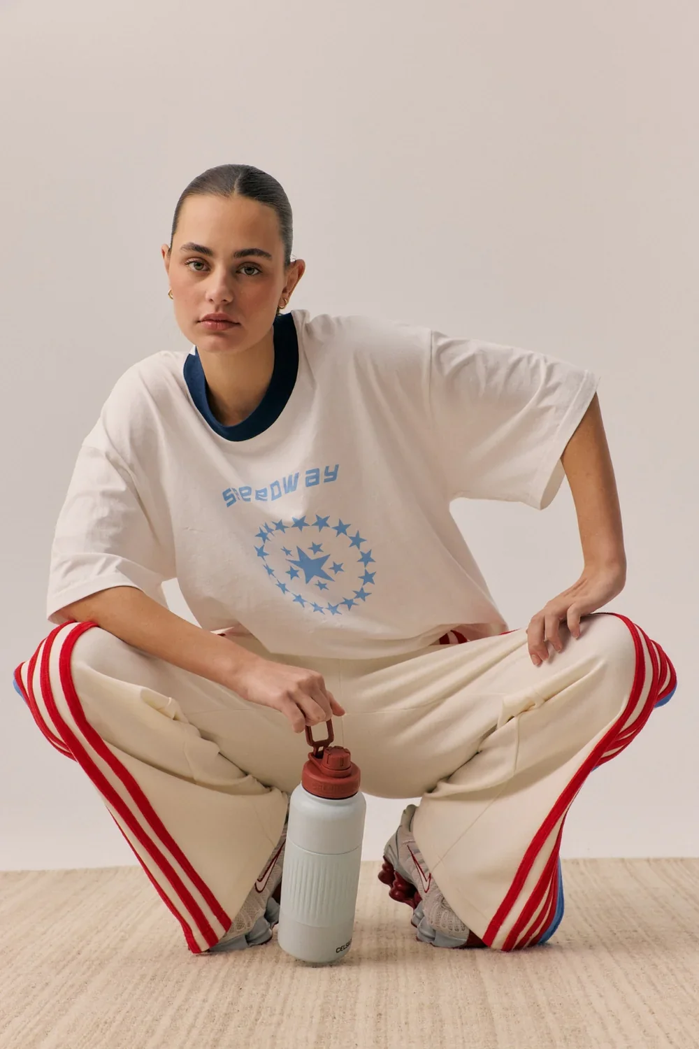 Speedway Oversized Tee Snow | Araminta James - Image 7