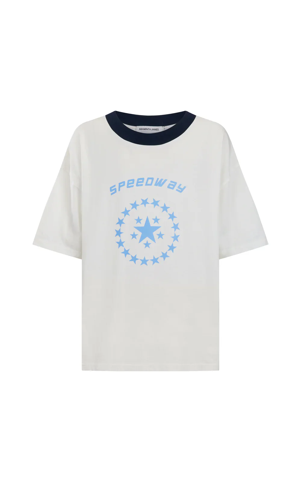 Speedway Oversized Tee Snow | Araminta James - Image 8