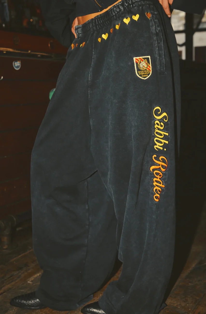 The Be-Youtiful Wide Leg Sweat Pants - Black | Sabbi - Image 3