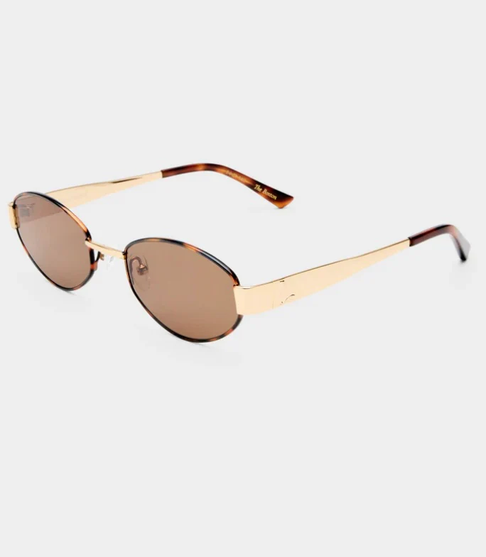 The Boston Sunglasses - Tort/Gold | Luv Lou - Image 2