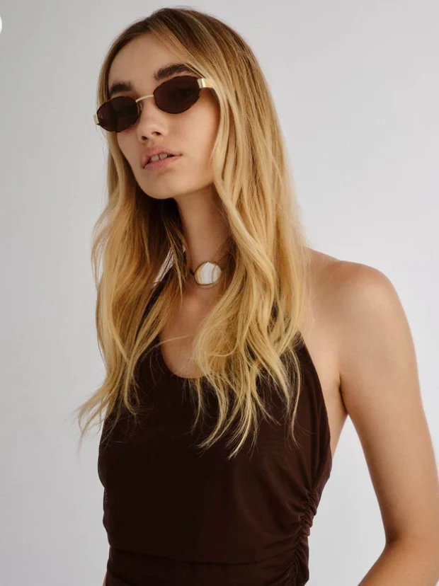The Boston Sunglasses - Tort/Gold | Luv Lou - Image 5