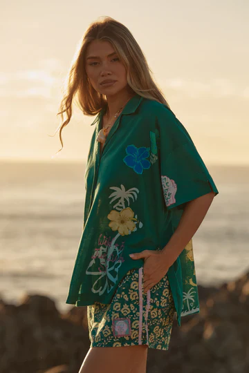 The Patron Shirt - Seas The Day - Green | Sabbi - Image 3