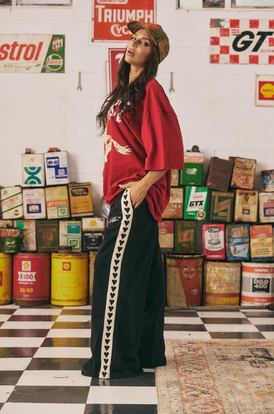 The Raving Hearts Pants Black | Sabbi The Store - Image 4