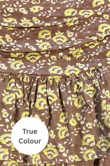 The Seas The Day Ra Ra Skirt - Mocha | Sabbi - Image 5