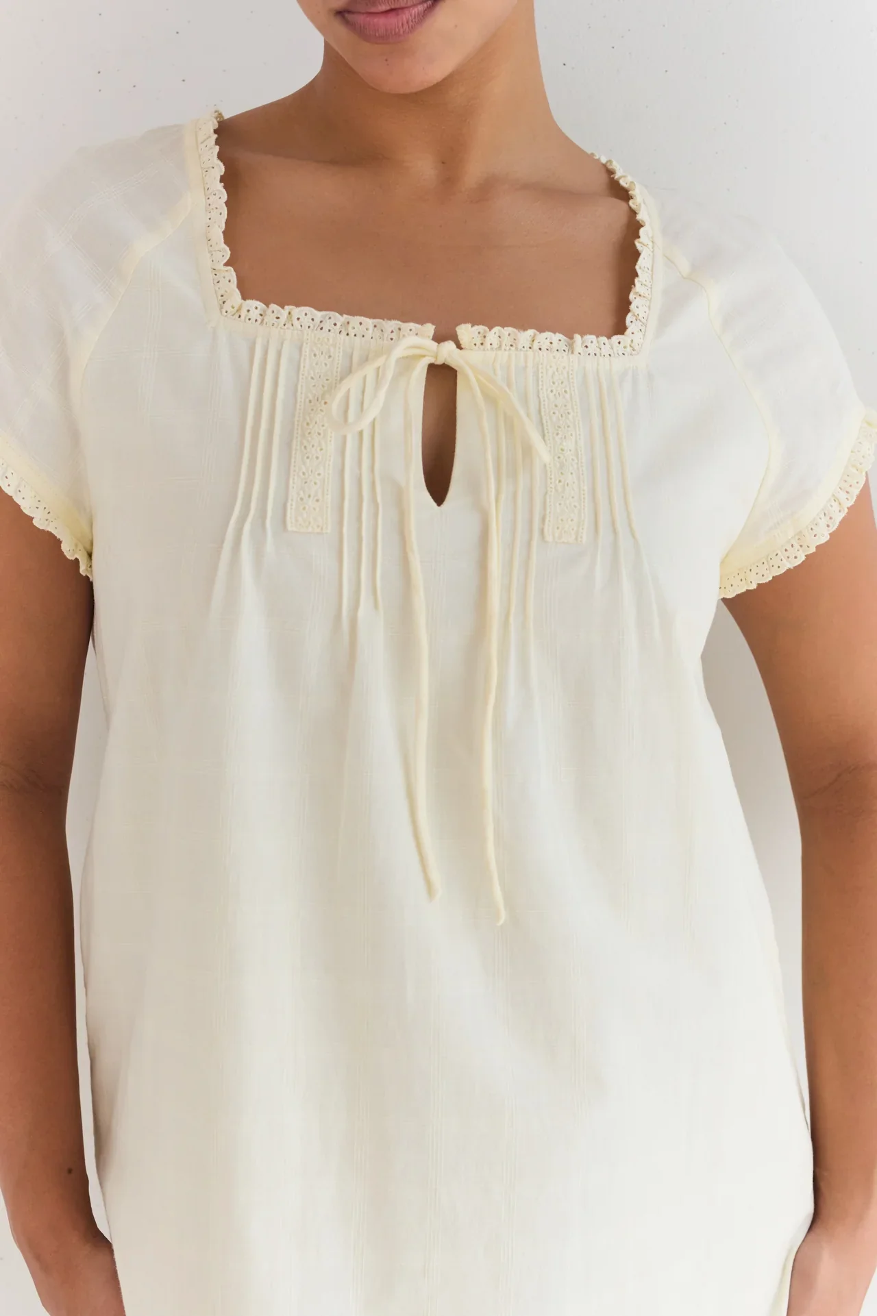 Amelia Mini Dress - Buttercream | Juni - Image 5