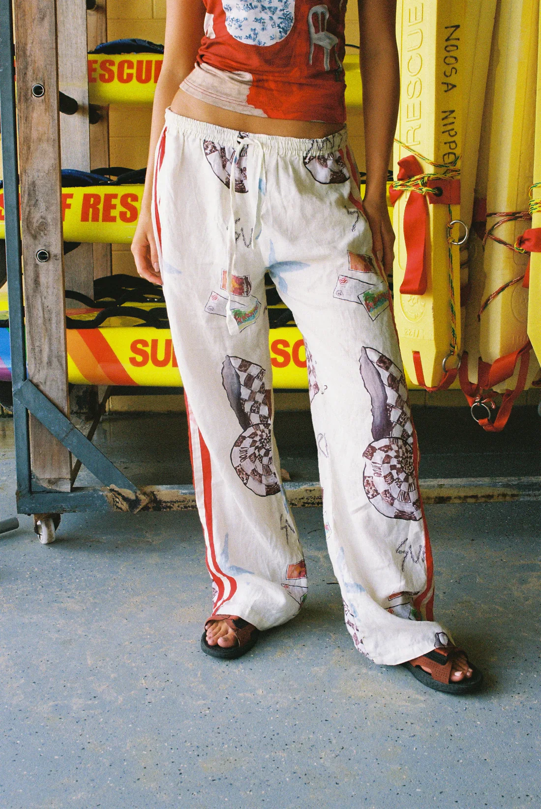 Vacation Pants - Souvenir Print | Lottie Hall - Image 6